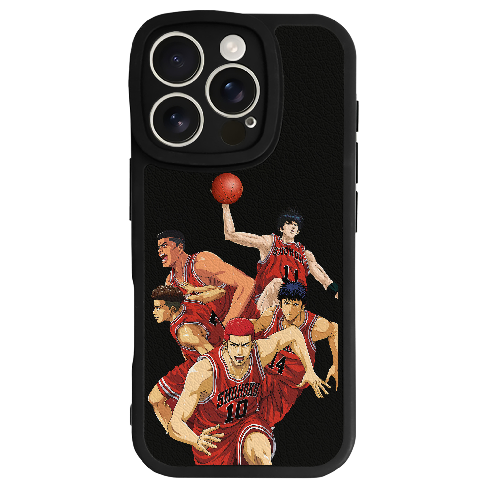 （画像用） SLAM DUNK／スラムダンク 【iPhone 16シリーズ対応】シリコンスマホケース（レザー調） 材質：シリコン